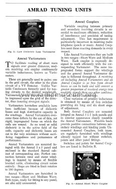 Amrad Receiving Units February 1, 1921 Bulletin V; Amrad Corporation; (ID = 1850756) Paper