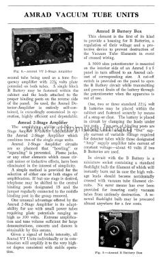 Amrad Receiving Units February 1, 1921 Bulletin V; Amrad Corporation; (ID = 1850759) Paper