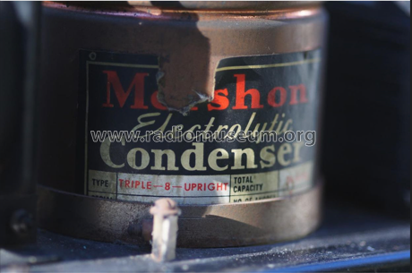 Mershon Electrolytic Condenser No. 2747; Amrad Corporation; (ID = 2778314) Radio part