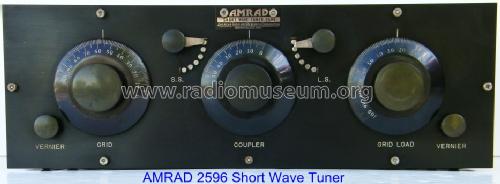Short Wave Tuner 2596; Amrad Corporation; (ID = 830839) mod-pre26