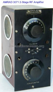 Two Stage RF Amplifier 3071; Amrad Corporation; (ID = 830531) Ampl. HF