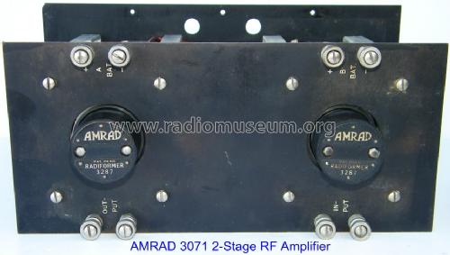 Two Stage RF Amplifier 3071; Amrad Corporation; (ID = 830538) RF-Ampl.