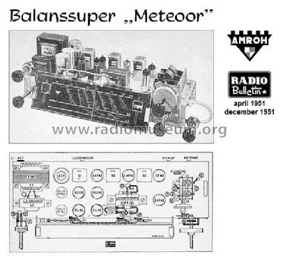 WW Balanssuper Meteoor ; Amroh NV Radio (ID = 1661236) Radio