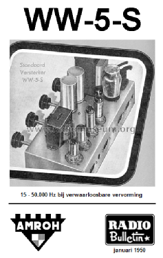 Balansversterker WW-5-S; Amroh NV Radio (ID = 1379136) Ampl/Mixer