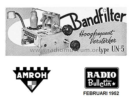 Bandfilter HF versterker UN-5; Amroh NV Radio (ID = 1314881) Amateur-R