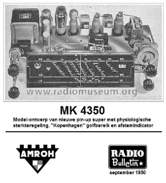 Pin-up super MK 4350; Amroh NV Radio (ID = 1370240) Radio