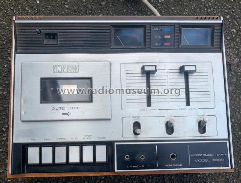 Stereo Cassette Deck 6000; Amstrad; London (ID = 2865746) R-Player