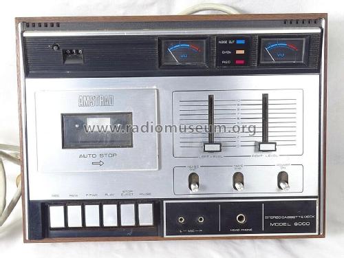 Stereo Cassette Deck 6000; Amstrad; London (ID = 2865747) R-Player