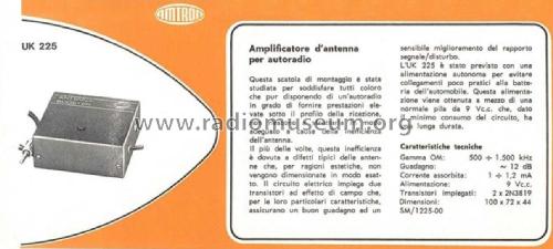 Amplificatore d'antenna per Autoradio UK 225; Amtron, High-Kit, (ID = 2508344) Ampl. RF