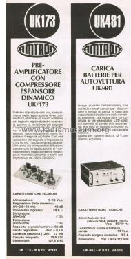 Car Battery Charger and Analyzer - Carica Batterie per Autovettura UK/481; Amtron, High-Kit, (ID = 2848530) Power-S