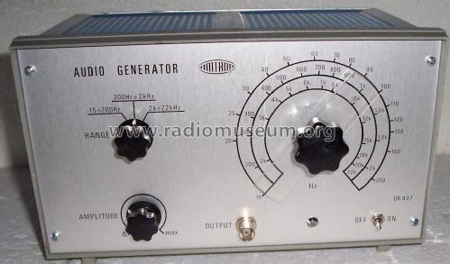 Audio Generator - Generatore di Bassa Frequenza. UK437; Amtron, High-Kit, (ID = 2008817) Equipment