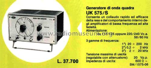 Generatore di onda quadra UK 575/S; Amtron, High-Kit, (ID = 1916022) Ausrüstung