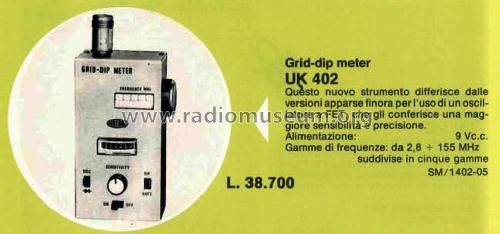 Grid-dip meter UK402; Amtron, High-Kit, (ID = 1915637) Equipment