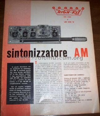 Sintonizzatore AM High Kit UK 520 & UK 520 W; Amtron, High-Kit, (ID = 1671878) Bausatz