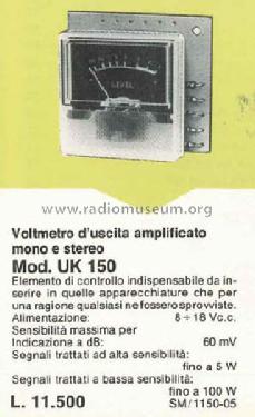 Volmetro d'uscita amplificato UK150; Amtron, High-Kit, (ID = 1401550) Bausatz