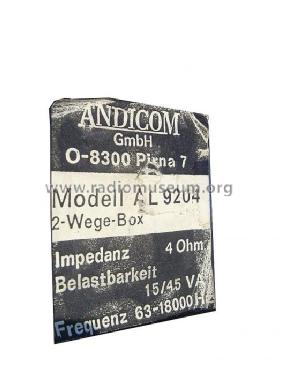 AL9204; Andicom GmbH ; (ID = 599051) Speaker-P