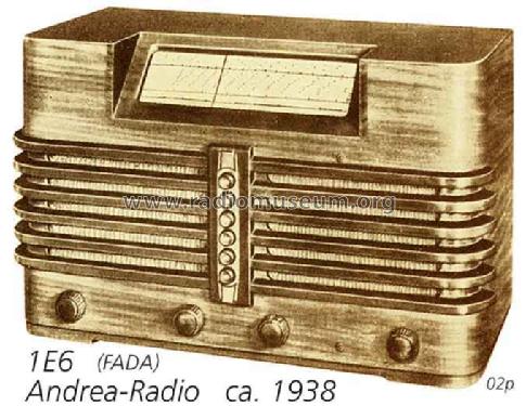 1E6 Ch= PE6L; Andrea Radio Corp.; (ID = 1353) Radio