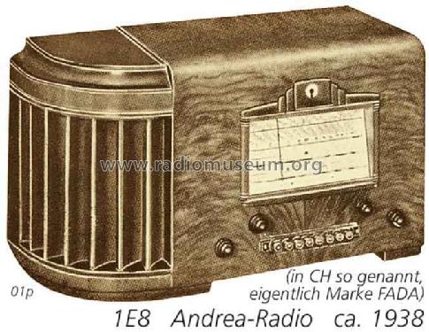 1E8 Ch= PE8L; Andrea Radio Corp.; (ID = 1352) Radio