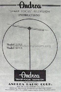 8F12 ; Andrea Radio Corp.; (ID = 668417) Fernseh-R