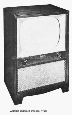 C-V021 Ch= VN21; Andrea Radio Corp.; (ID = 2759603) Television