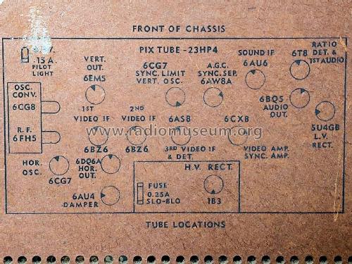WF2LB-VS323-1 Sharp Focus Television Ch= VS323-1; Andrea Radio Corp.; (ID = 3048884) Télévision