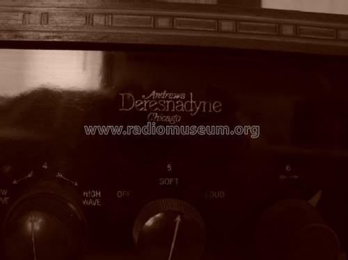DeLuxe Deresnadyne Type L; Andrews Radio Co. (ID = 1149824) Radio