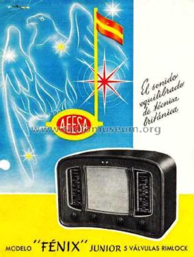 Fénix Junior 38-RR; Anglo Española de (ID = 746222) Radio