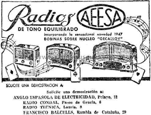 As de Diamantes ; Anglo Española de (ID = 3018468) Radio