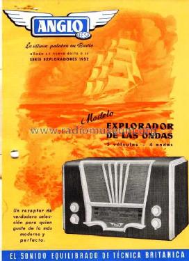 Explorador de las ondas 28-LM; Anglo Española de (ID = 651999) Radio