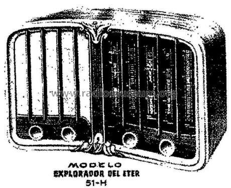 Explorador del Eter 51-H; Anglo Española de (ID = 765903) Radio