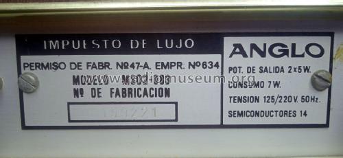 Tocadiscos Stereo Compact System MSO2-083 ; Anglo Española de (ID = 2850938) R-Player