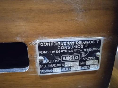Radiofonógrafo 366-C; Anglo Española de (ID = 3019923) Radio