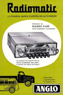 Radiomatic TA2-P8EM; Anglo Española de (ID = 3025193) Autoradio