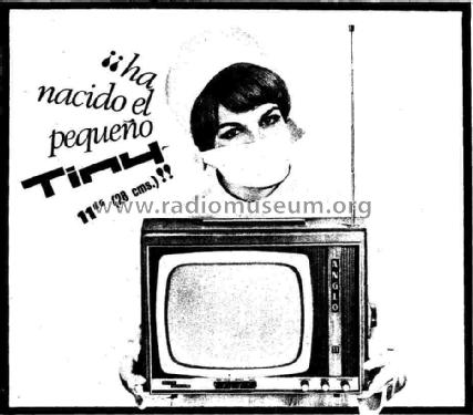 Tiny Visión 11' TP01-113; Anglo Española de (ID = 772436) Television