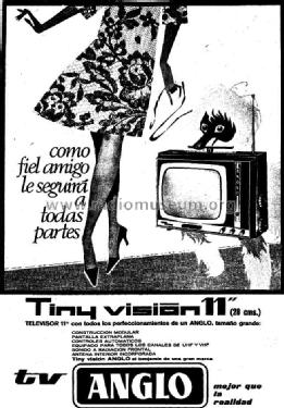 Tiny Visión 11' TP01-113; Anglo Española de (ID = 772437) Television