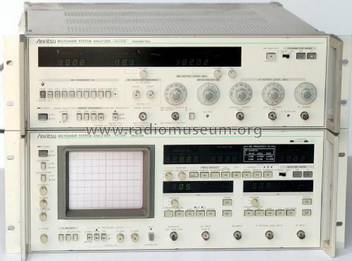 Microwave System Analyzer, Transmitter and Receiver ME538M; Anritsu Corporation; (ID = 2439739) Equipment