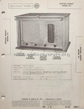 R-1 ; Ansley, Arthur, Mfg. (ID = 2988694) Radio