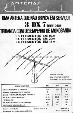 Antena tribanda 3DX7; Antenas Electril; (ID = 1890318) Antenna
