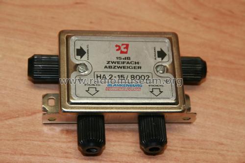 Zweifach-Abzweiger HA 2-15/8002; Antennenwerke Bad (ID = 2070643) Antenna