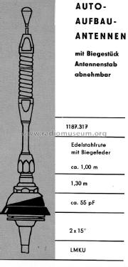 Autoantenne 1187.317 Antenna Antennenwerke Bad Blankenburg /Thür