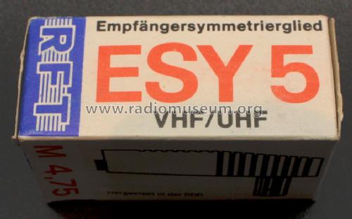 Empfänger-Symmetrierglied ESY5 1185.080 ; Antennenwerke Bad (ID = 1592317) Misc