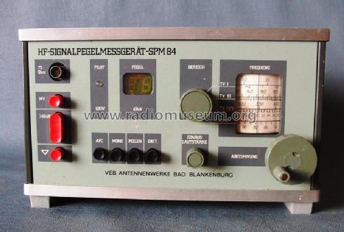 HF-Signalpegelmeßgerät SPM84; Antennenwerke Bad (ID = 1034759) Ausrüstung