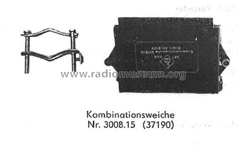 Kombinationsantennenweiche 3008.15; Antennenwerke Bad (ID = 1702910) Altri tipi