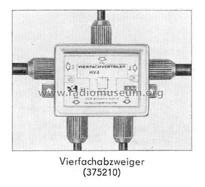 Vierfachverteiler HV4 [HVW4] 8017.00; Antennenwerke Bad (ID = 1933244) Misc
