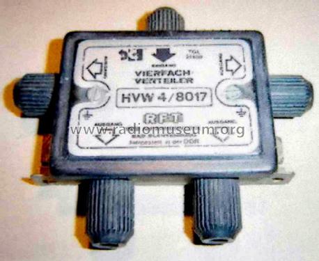 Vierfachverteiler HV4 [HVW4] 8017.00; Antennenwerke Bad (ID = 2034725) Misc