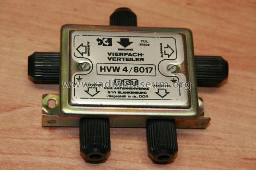 Vierfachverteiler HV4 [HVW4] 8017.00; Antennenwerke Bad (ID = 2065511) Altri tipi