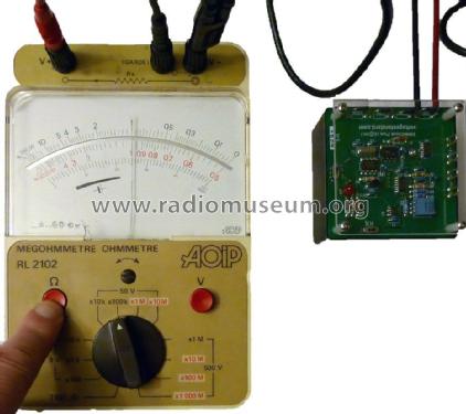 Mégohmmètre RL2102; AOIP, AOP A.O.I.P., (ID = 1784923) Equipment