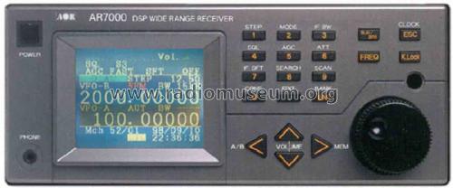 DSP Wide Range Receiver AR7000; AOR Ltd., Tokyo (ID = 2065502) Amateur-R