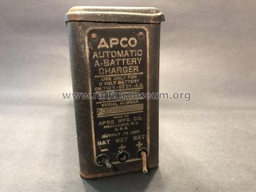 Battery Charger Automatic 'A'; Apco Manufacturing (ID = 2343163) Power-S
