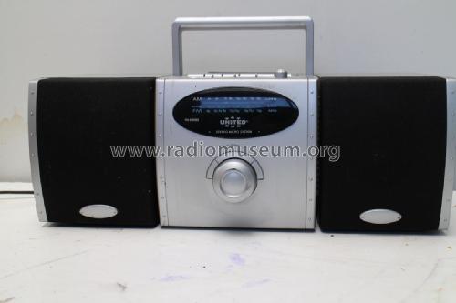 Portable Stereo FM/AM Radio Cassette Player URR-8320S United; Unknown - CUSTOM (ID = 1833530) Radio